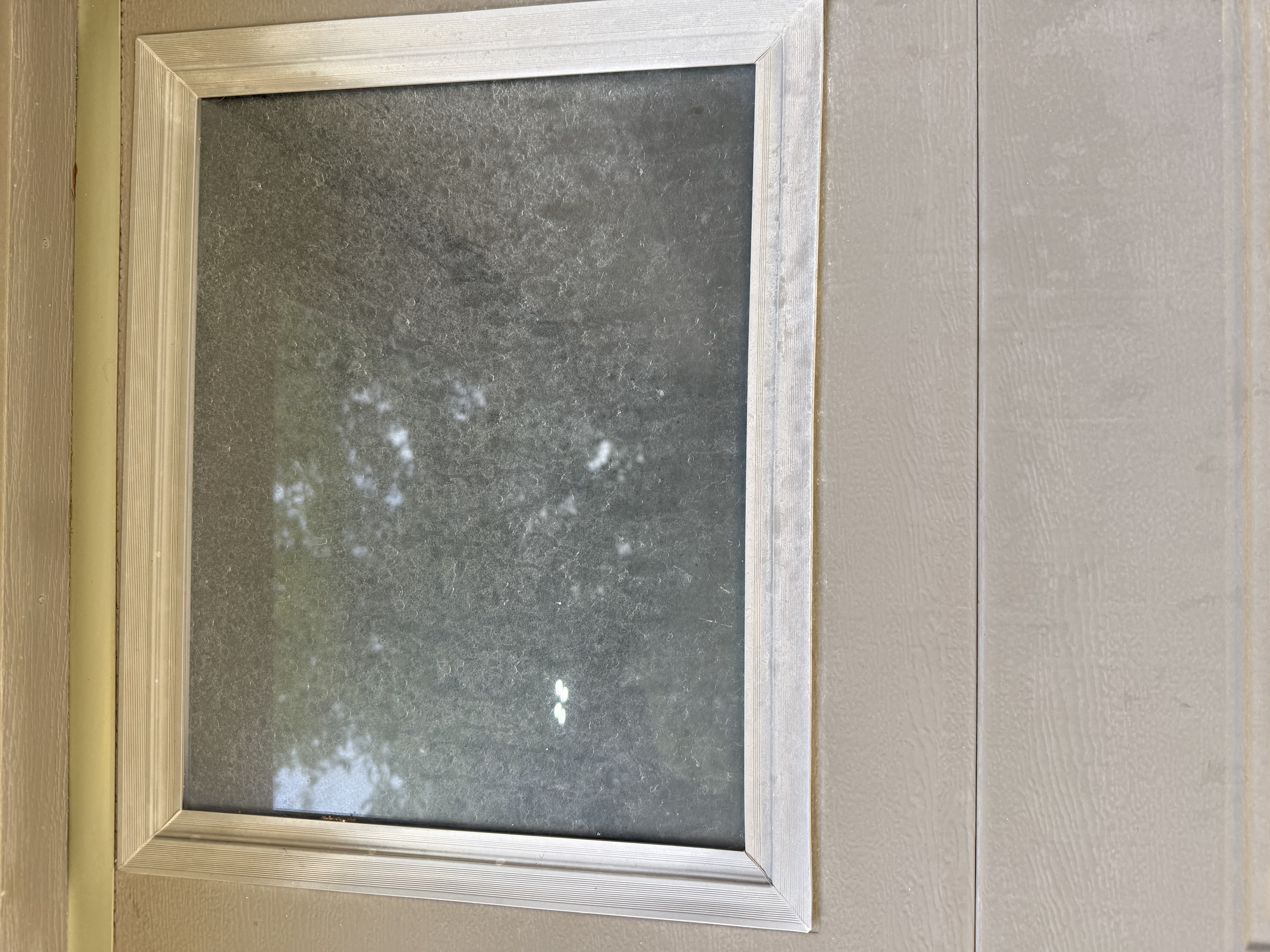 Before window cleaning